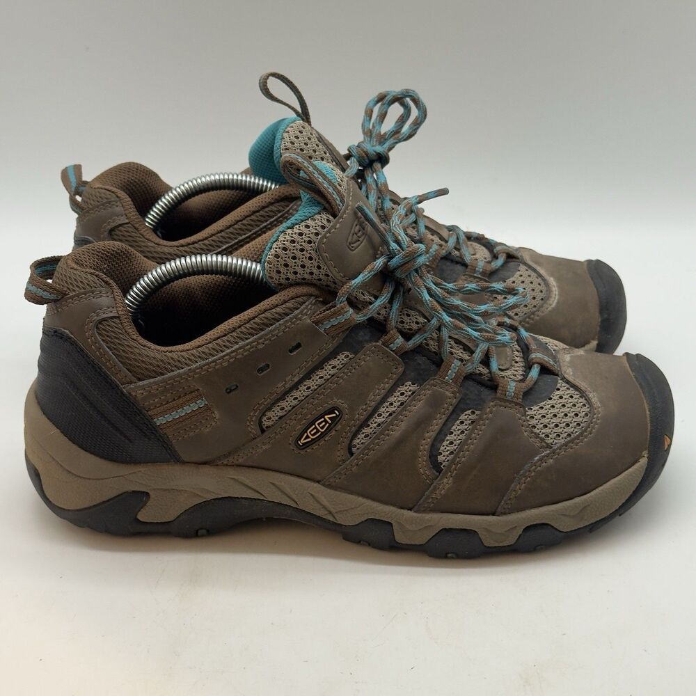 Keen Koven 1011279 Women's 8.5 Brown Leather & Mesh Lace Up Rugged Hiking Shoes